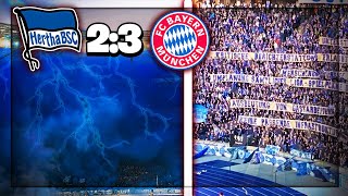 Stadion Vlog: AUFHOLJAGD & RAUCH | Hertha Bayern 2:3 VLOG Hertha BSC gegen Bayern München Bundesliga