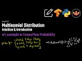 Multinomial Distribution | Intuition & Introduction | example in TensorFlow Probability