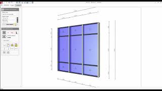 WIC3D Software - Definition der Vorhangfassade - Aspekte