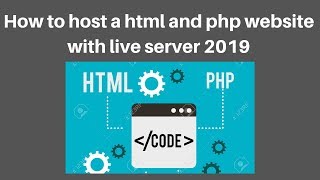 How to host a html and php website with live server 2019 | DigitalMarketing Training