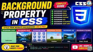 Background Property in CSS | CSS Background Tutorial for Beginners
