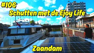 ONDERWEG NAAR AMSTERDAM, SCHUTTEN MET DE ENJOY LIFE