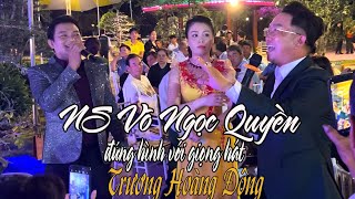 NS Võ Ngọc Quyền đứng hình 20s với giọng hát tổng giám đốc Trương Hoàng Đông | Tân Cổ Việt