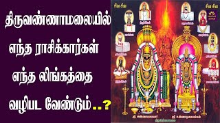 திருவண்ணாமலையில் எந்த ராசிக்கார்கள் எந்த லிங்கத்தை வழிபட வேண்டும் | Ashtalingam | Tiruvannamalai