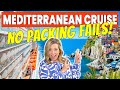 Mediterranean Cruise Packing List & OUTFIT Ideas for Ladies!