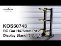 Koswork RC Car H475mm Pit / Display Stand (3 Layer) KOS50743