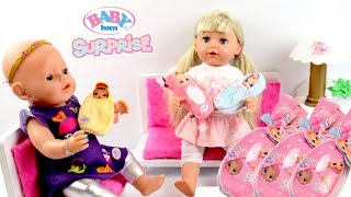 Baby born surprise Dolls ! Pretend Play with Baby Dolls and Nursery Toys