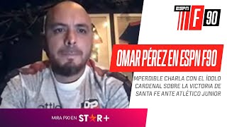 Omar Pérez sobre triunfo Santa Fe: “Acaba de ganar un partido muy difícil, en una plaza complicada”