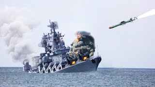 Ukraine Use Harpoon Missile To Destroy Russian Warship