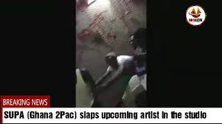 😲The reason why SUPA (GHANA 2PAC) slaps ''me'' in the studio