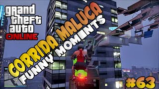 GTA V Online Corrida Maluca #63 - Funny Moments Na Corrida Impossível