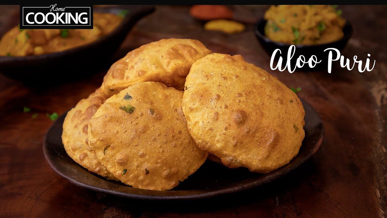 Aloo Puri | Masala Puri | Puri Recipe | Breakfast Recipes | Lunch Box ...