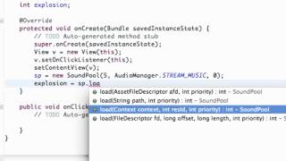 Android Application Development Tutorial 79 SoundPool helps with explosions YouTube 720p