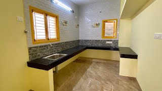 U- Shaped Countertop Design // Non-Modular Kitchen Design // Low Budget Kitchen