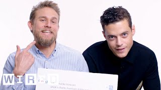 Rami Malek & Charlie Hunnam Answer the Web's Most Searched Questions | WIRED