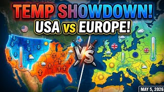 Spring Showdown: USA vs Europe & UK Temperatures on May 5, 2026!
