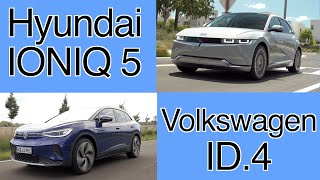 All-new Hyundai IONIQ 5 VS Volkswagen ID4 electric SUV comparison