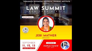 TATTI Webinar Series - Law Summit - Know Your Rights - Ms. Jebi Mather Speech