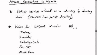 16 The Apache Web Server