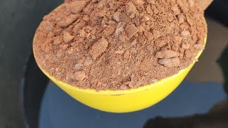 Asmr || New gritty reddirt pouring || mixing || you people will love it || relaxing \u0026 satisfying