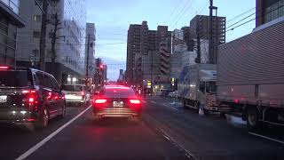 西9丁目線 [ #札幌市 1080p 車載動画ドライブ]：大通交点～南6条線交点