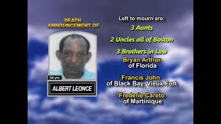 Albert Leonce ~ Long Obituary