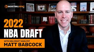 2022 NBA Draft Q&A with NBA Draft Analyst Matt Babcock | 5-12-2022