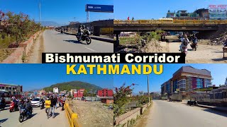 Kathmandu City Walk - Bishnumati Corridor - Balaju to New Bus Park [4K🇳🇵] 2023