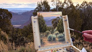 Painting a Desert Landscape En Plein Air | Oil Painting Techniques, How to Improve