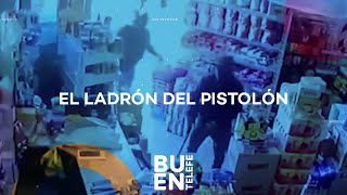 MOTOCHORROS ARMADOS con un PISTOLÓN ASALTARON un COMERCIO #BuenTelefe