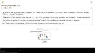 Python Beginner tutorial series using project Euler #32 - Pandigital Products