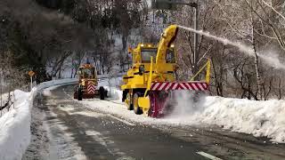 道路除雪作業（ロータリー除雪車編）4