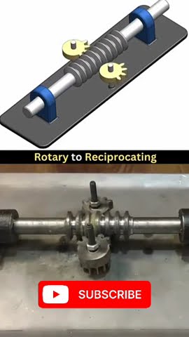 Rotary To Reciprocating Mechanism 3ddesign Mechanical Mechanism