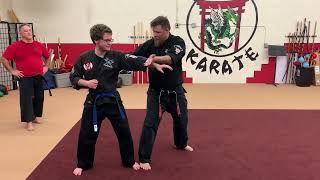 Kenpo Self Defense technique Gathering the Dragon