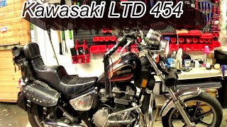 45# KAWASAKI LTD 454 , dane techniczne , odpalanie