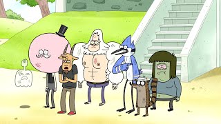 Regular Show - Muscle Man Sleep Fighting All The Park Workers