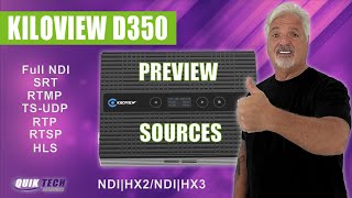 Decode NDI/SRT Sources