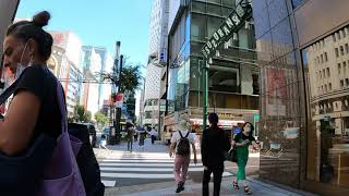 【4K】Tokyo Walk - Ginza in the afternoon (Aug.2021)