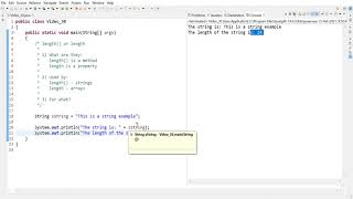 Java 30: Using length() vs length