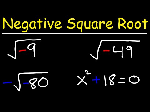 Can you square root a negative number?
