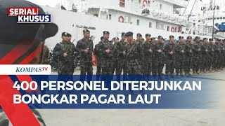 KKP dan TNI AL Siapkan 400 Personel Bongkar Pagar Laut Tangerang, Nelayan Ikut Serta | PAGAR LAUT