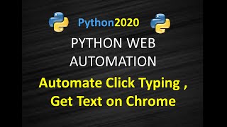 6- How to Automate Chrome using Python | Web Automation using Python | Python Selenium
