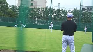 18.8.29　二木大谷キャッチボール　ロッテ浦和