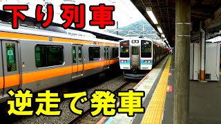 午前11時の高尾駅2番線の凄さを体感できる動画です