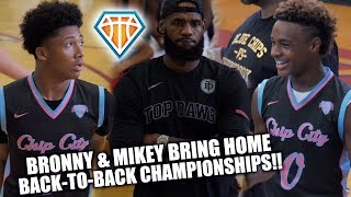 North Coast Blue Chips WIN BACK-TO-BACK Championships!! | Bronny, Mikey & Co. BA