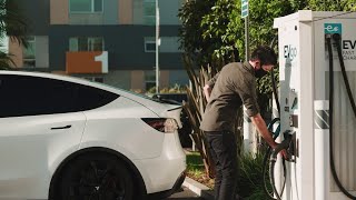 How to Fast Charge your Tesla with EVgo using a Tesla Connector