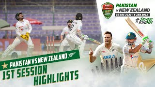 1st Session Highlights | Pakistan vs New Zealand | 1st Test Day 3 | PCB | MZ2L