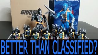 SUPER 7 ULTIMATE  B.A.T.S. COMIC VERSION SDCC COMPARED TO GIJOE CLASSIFIED