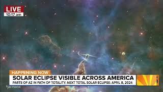 LIVE: Solar eclipse seen in Arizona, across US