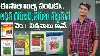 Best mirchi seeds in telugu || అధిక దిగుబడినిచ్చే మిరప విత్తనాలు || Top Chilli Seed Shiva agriclinic